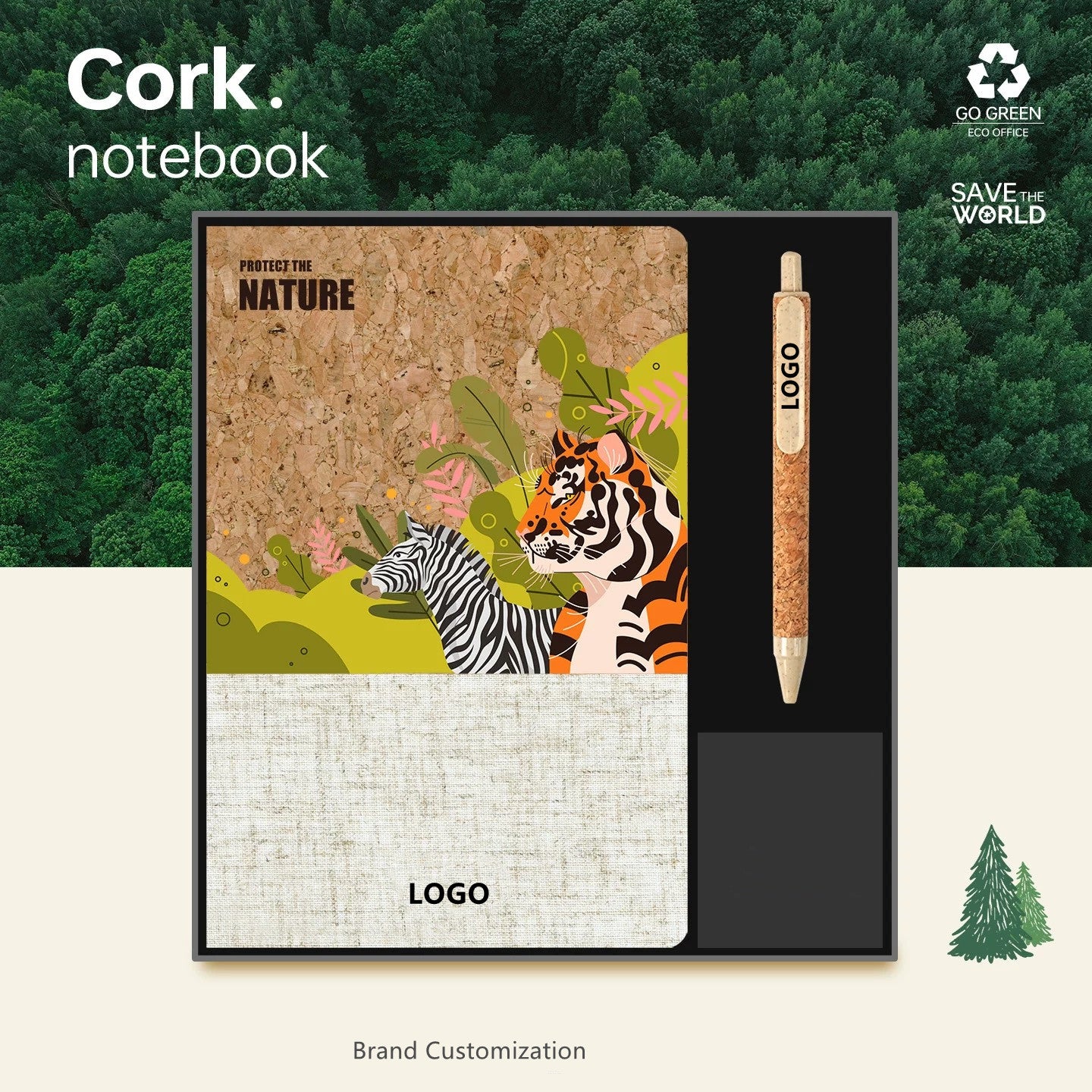 Eco-Friendly Office Gift Set - Cork Series