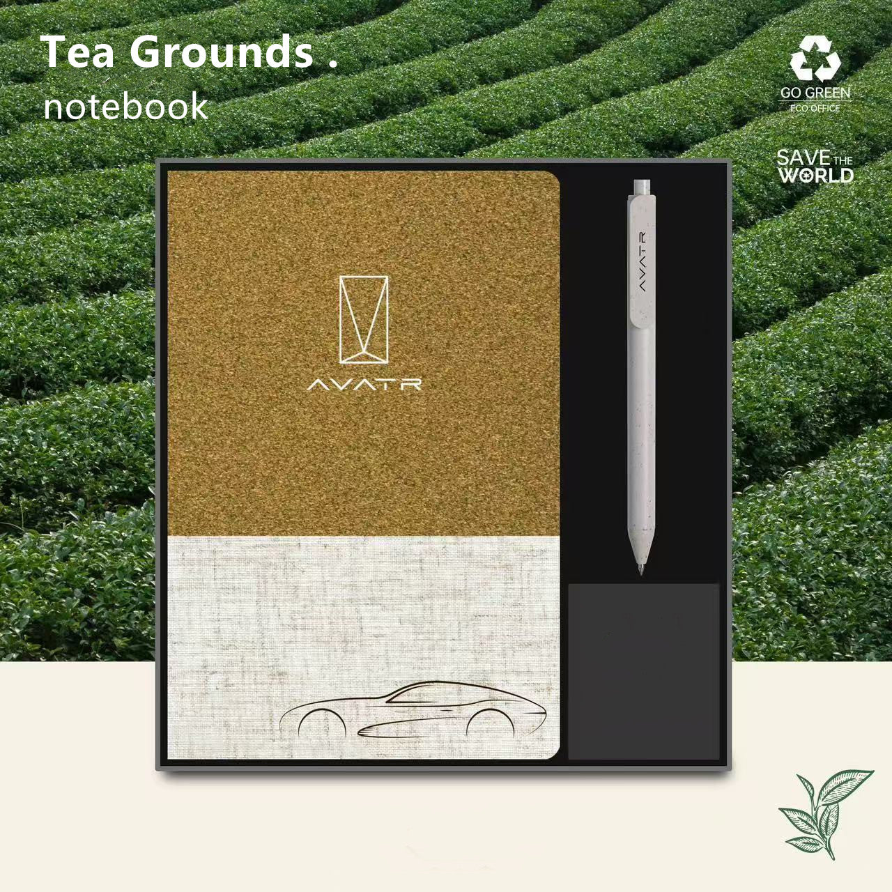 Eco-Friendly Office Gift Set - Tea Grounds Serires