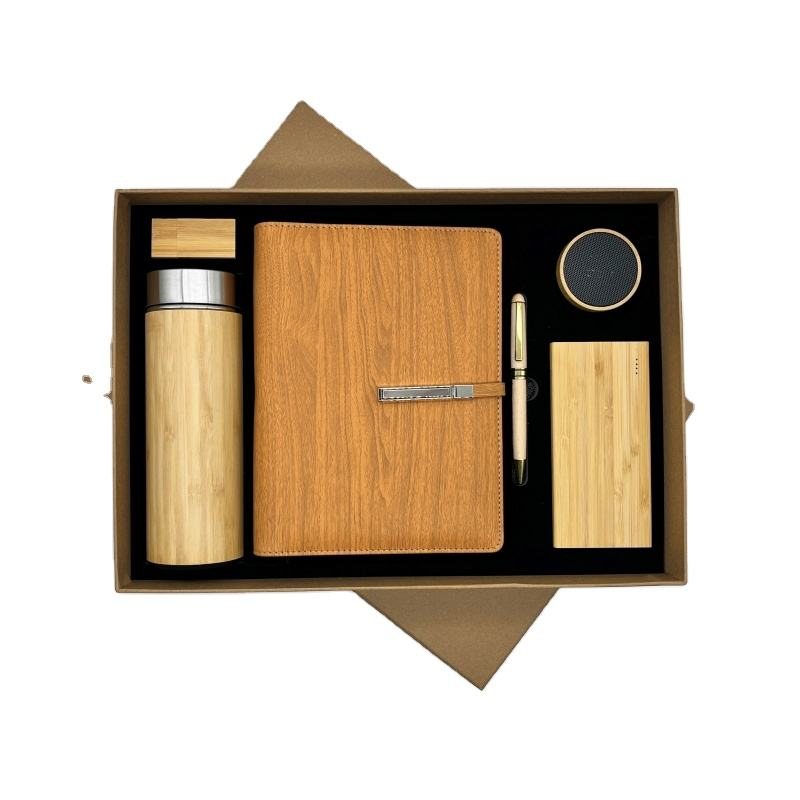 6 in 1 Bamboo corporate gift box