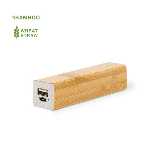 power bank bamboo