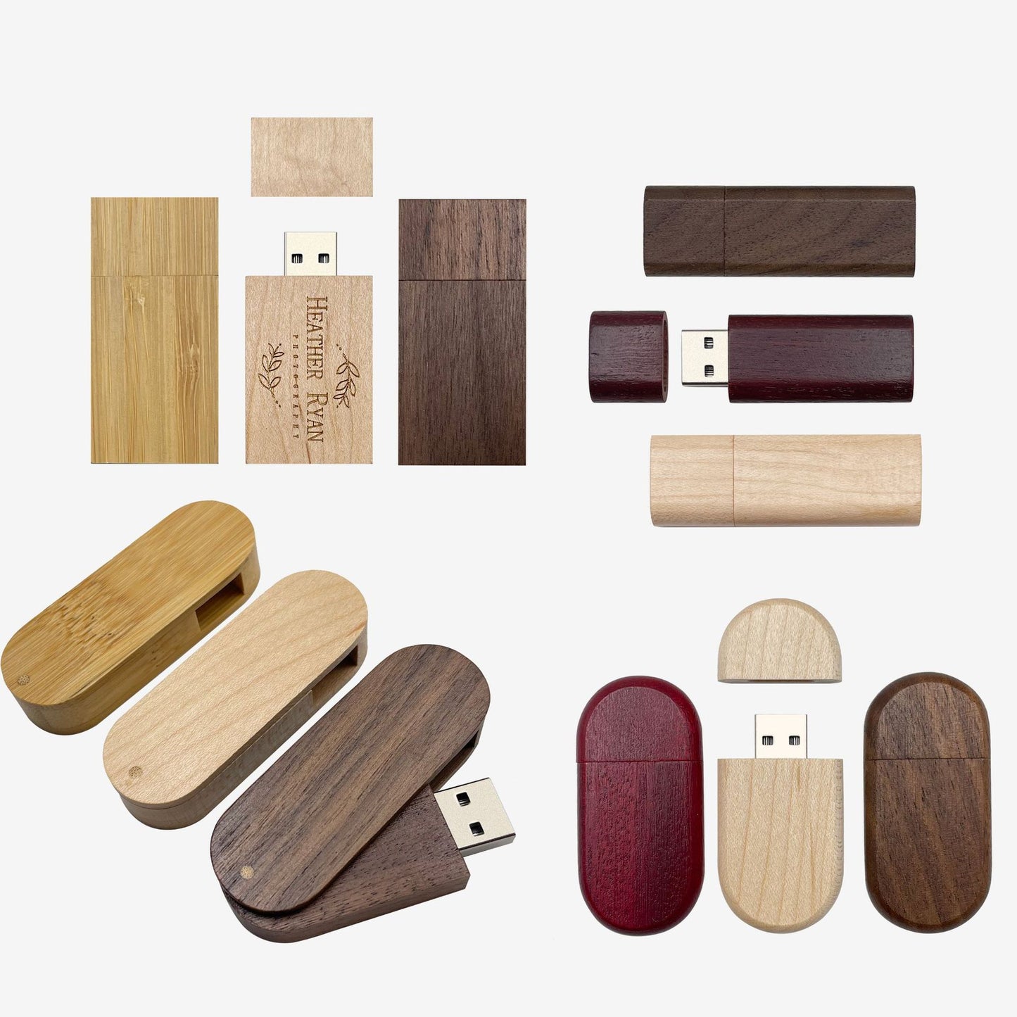 wooden usb flash drive