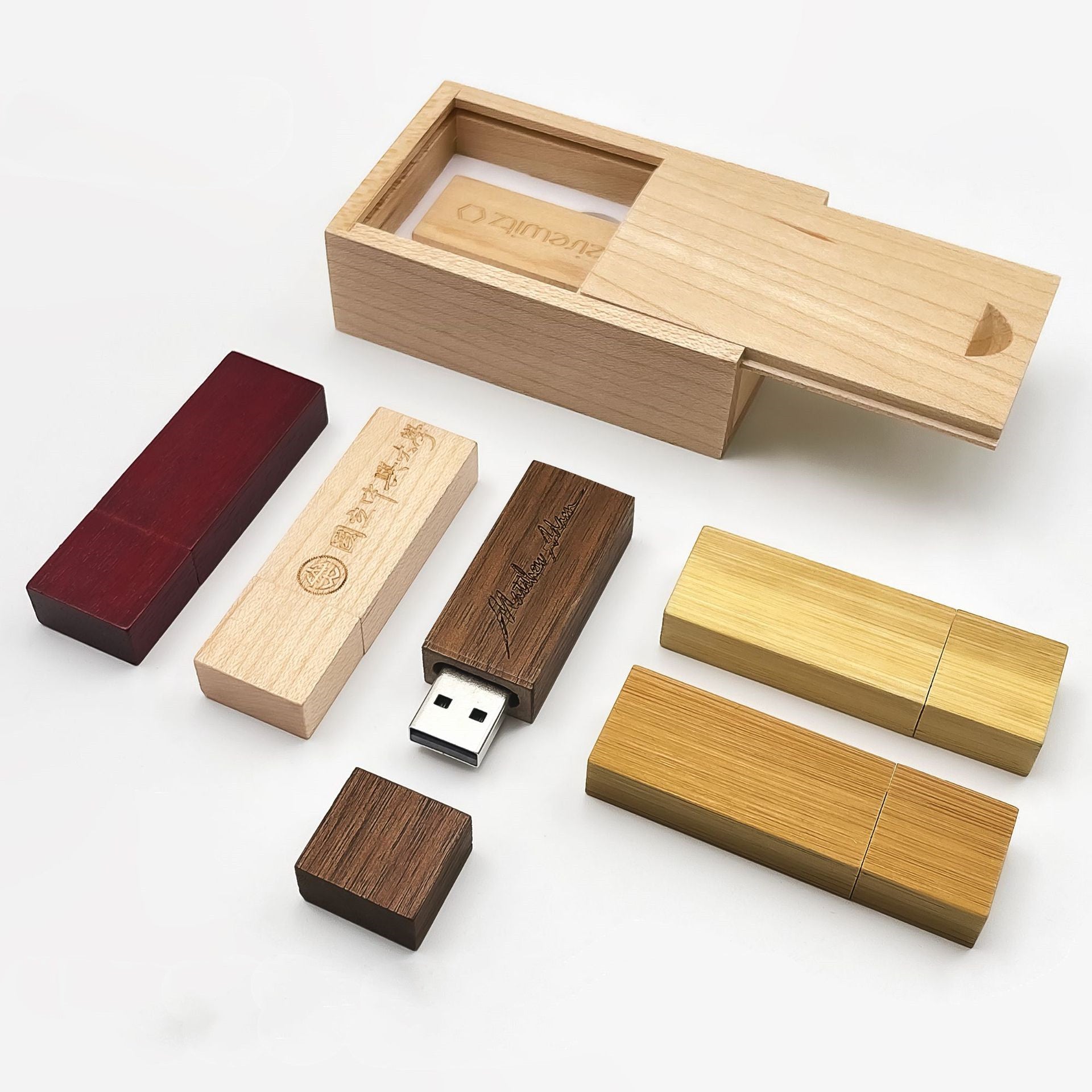 wooden usb stick